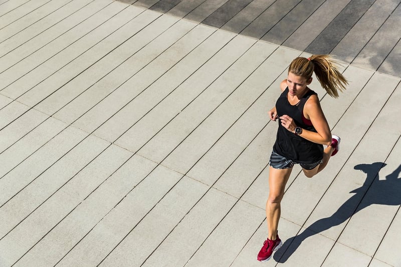 Runner on a trail